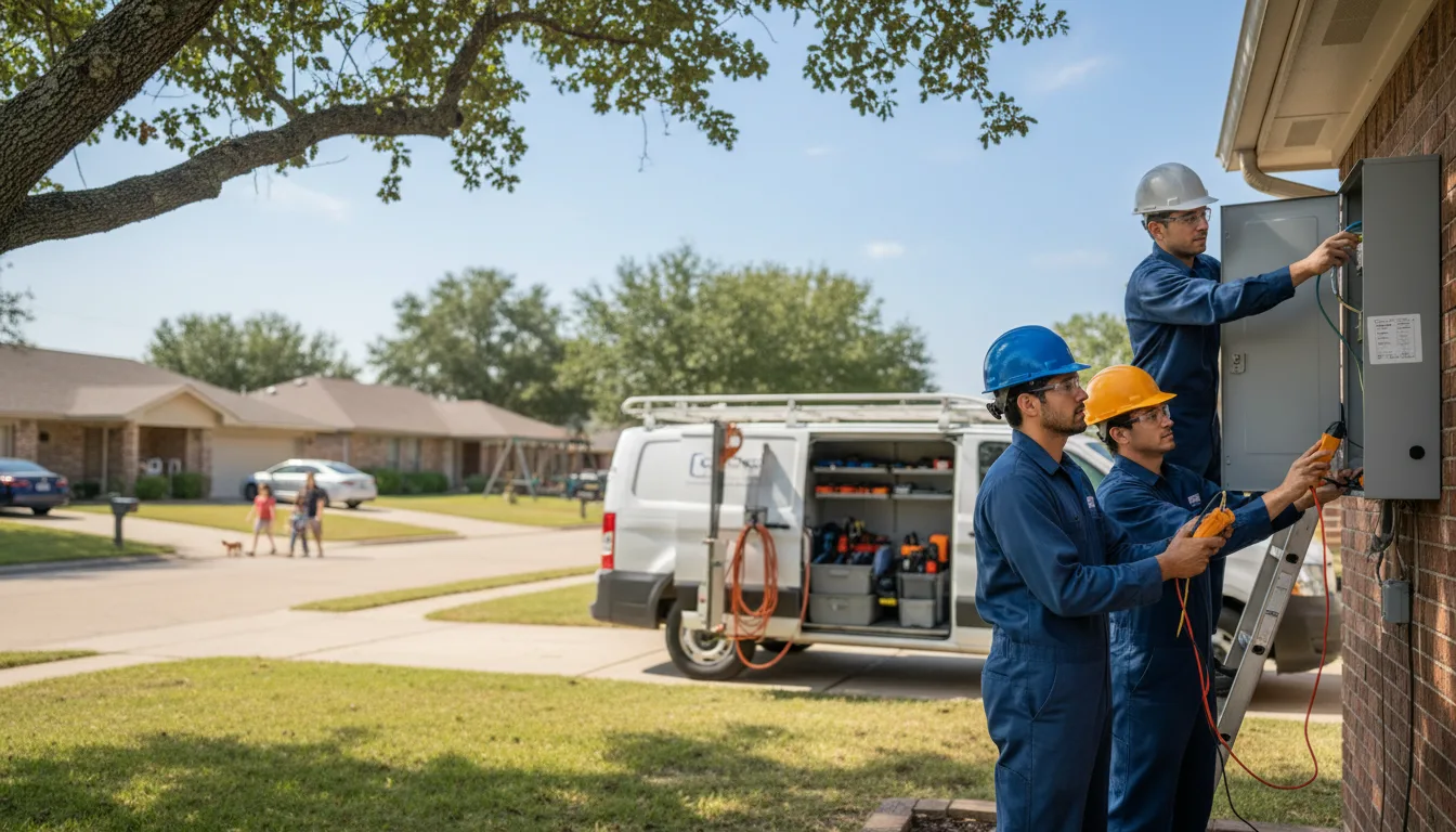 Certified electrician providing emergency electrical services in Ferryville, WI